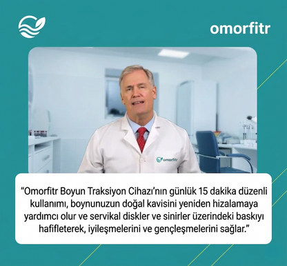 Omorfi Medikal Boyun Traksiyon Yastığı - Boyun Fıtığı, Düzleşme ve Ağrı Giderici Yastık